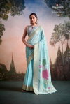 Soloni Flower Silk By Rajpath Linen Silk Saree Best Wholesale Shop In Surat